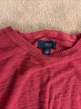 1901 Men’s Ruby Red Crewneck Sweater